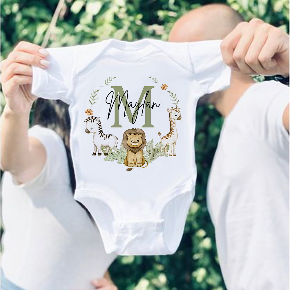 Baby Clothing Names - Personalized Baby Jumpsuit Custom Name Newborn