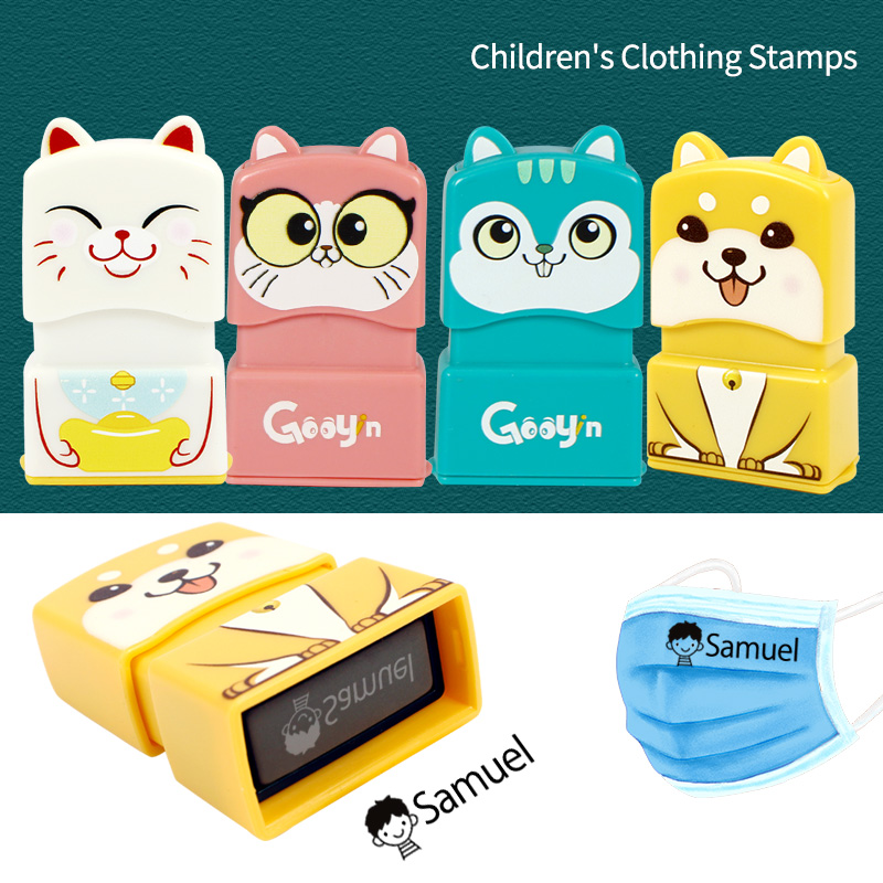 Baby Clothing Names - Customized Name Stamp Paints Personal Student