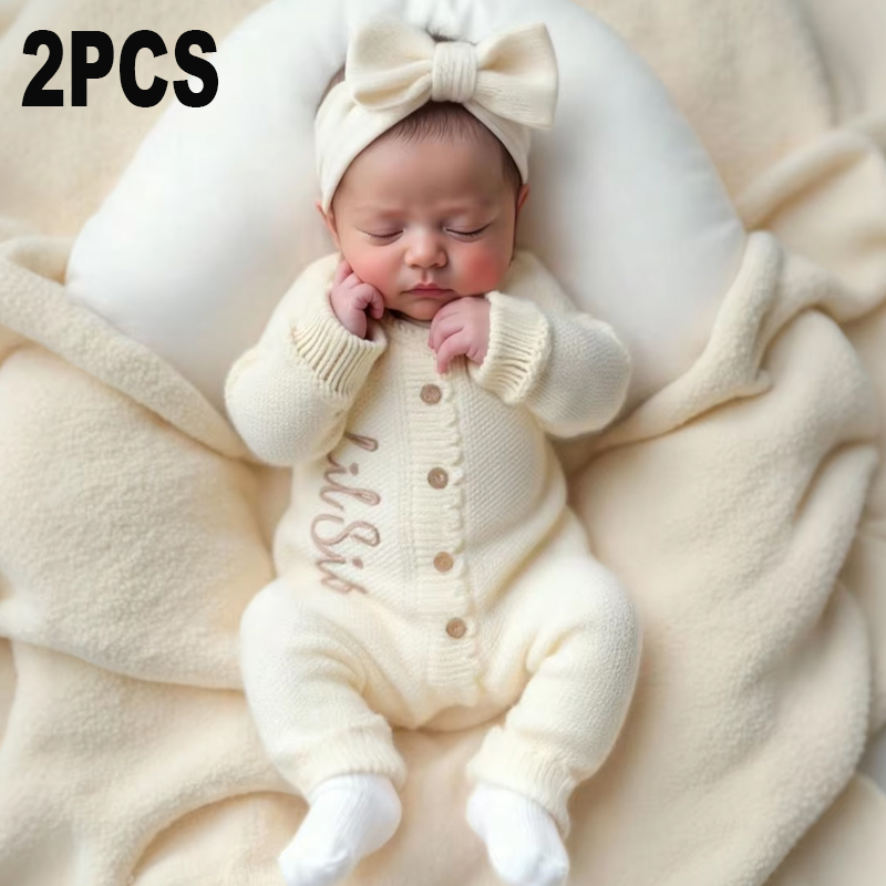 Ylsteed 2Pcs Knitted Newborn P - Baby Clothing Onesies recension och pris