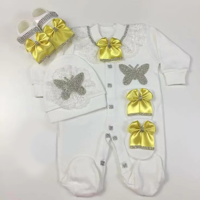 4pcs Welcome Home Romper Baby  - Baby Clothing Names recension och pris