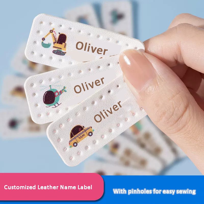 Customized Name Leather Laser  - Baby Clothing Names recension och pris