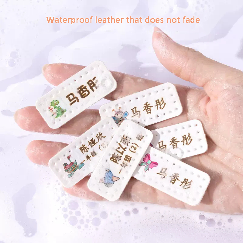 Customized Name Leather Laser  - Baby Clothing Names recension och pris