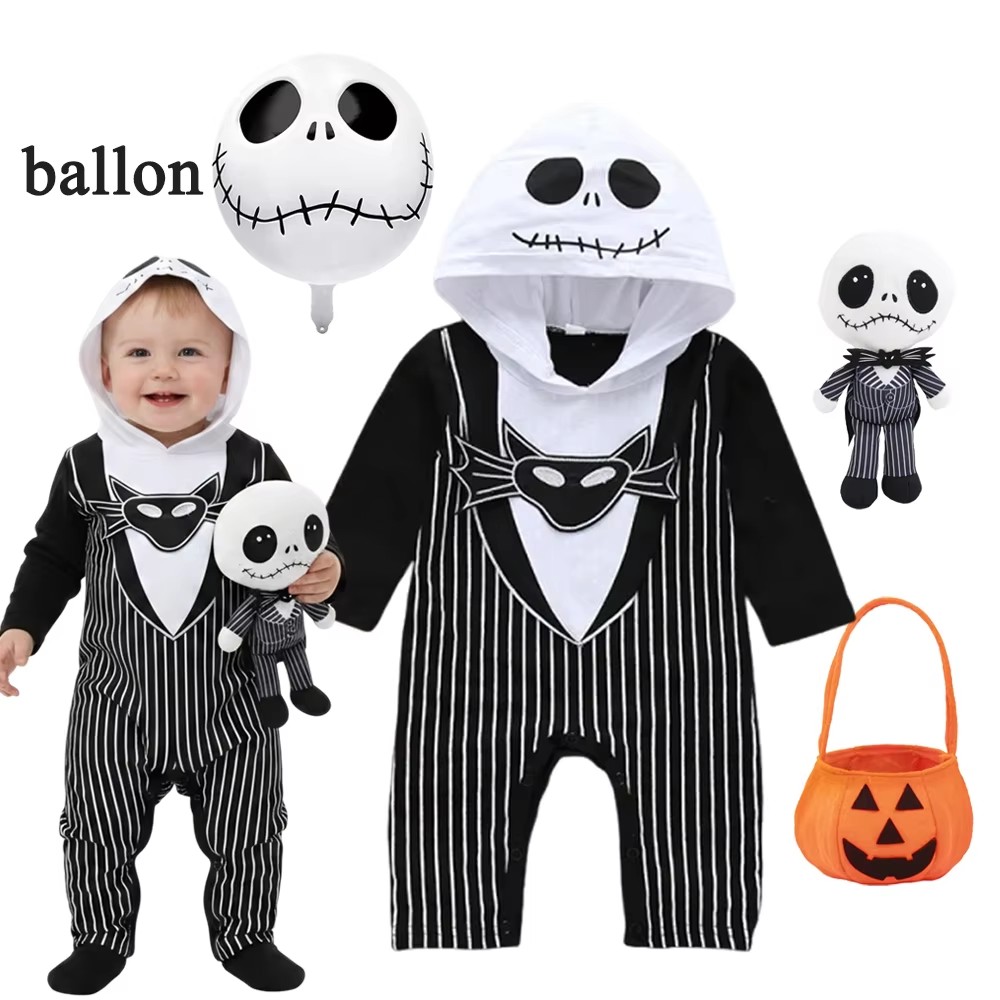 Baby Boys Hooded Romper Hallow - Baby Clothing Onesies recension och pris