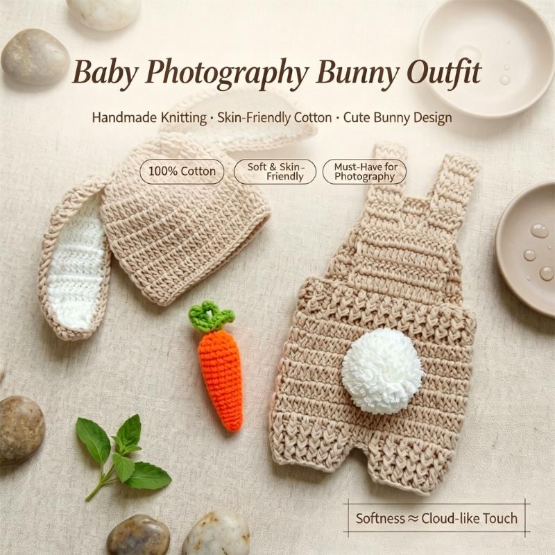 Crochet Knitted Newborn Photog - Baby Clothing Onesies recension och pris
