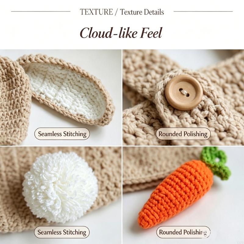 Crochet Knitted Newborn Photog - Baby Clothing Onesies recension och pris