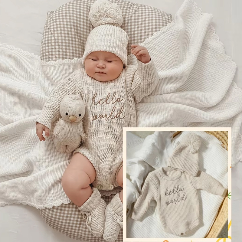Ylsteed Hello World Knitting N - Baby Clothing Onesies recension och pris