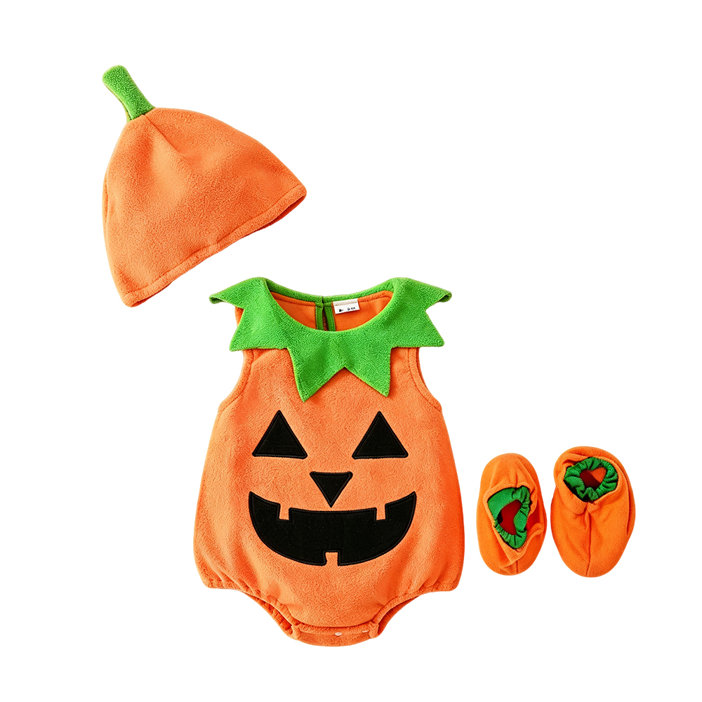 Cute Pumpkin Embroidery Baby R - Baby Clothing Onesies recension och pris